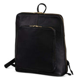Tech Leather Backpack black