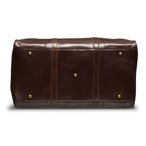 Tourist 50L Leather Duffel Antique Brown