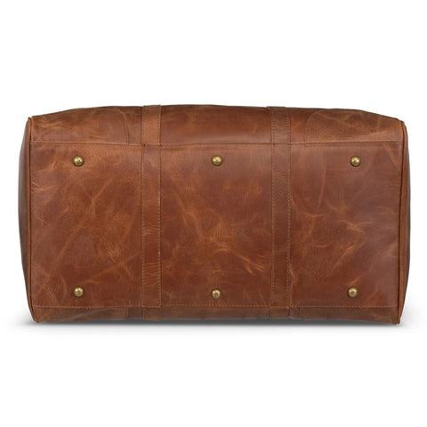 Tourist 50L Leather Duffel Saddle Brown