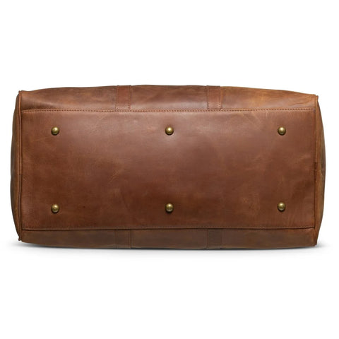 Tourist 45L Leather Duffel bag saddle brown